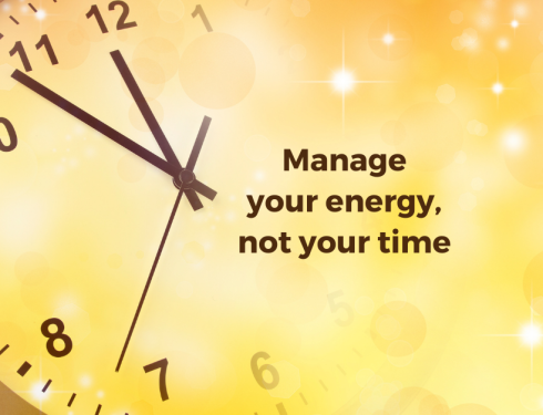 Boost Productivity by Scheduling Your Energy, Not Your Time